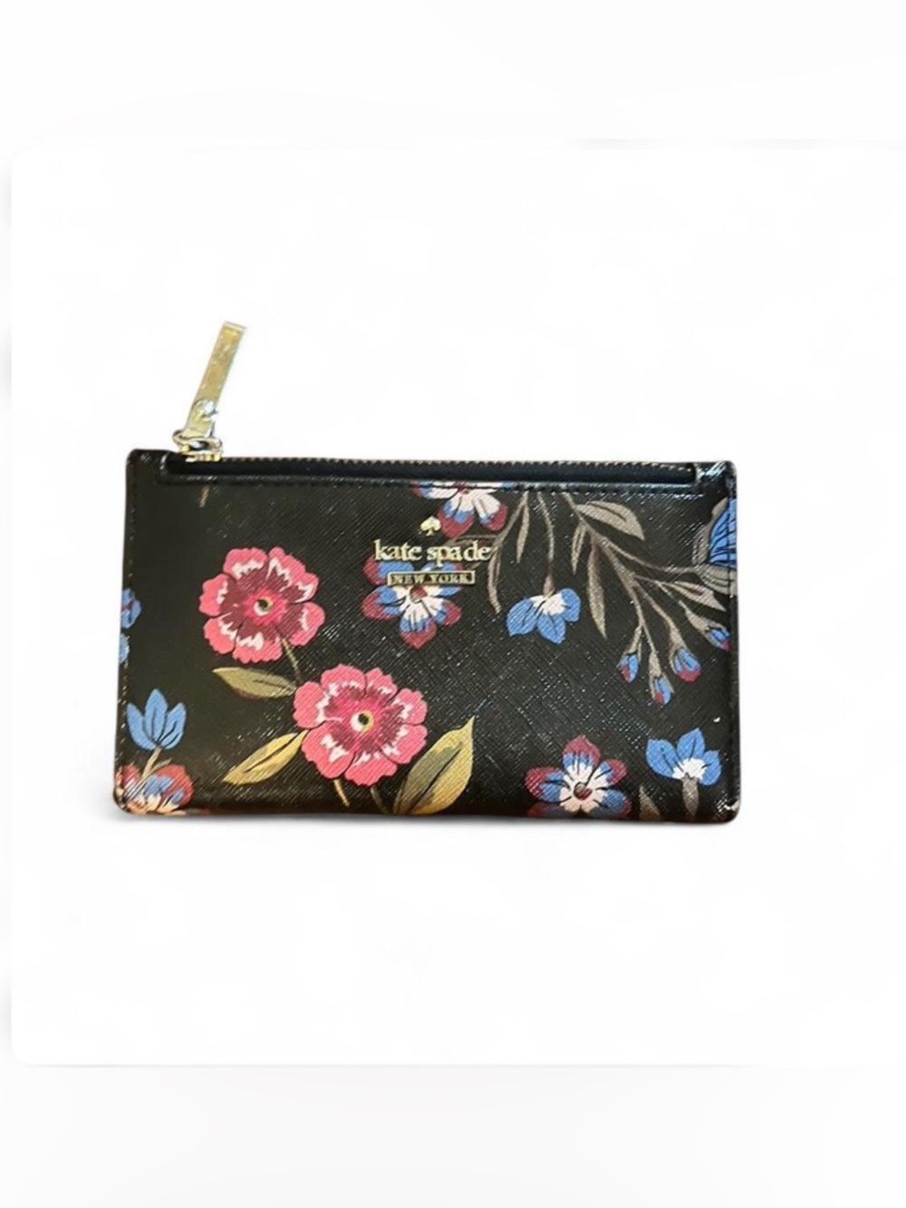 kate spade Black Floral Wallet